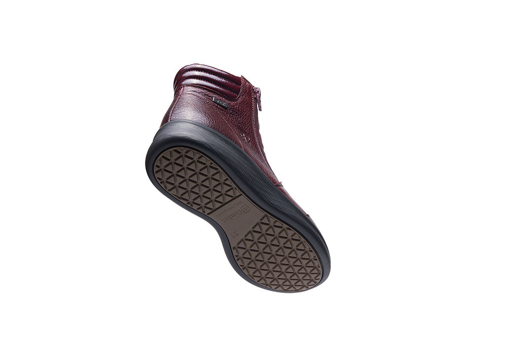 G-Comfort Ladies Burgundy Leather Waterproof Boots