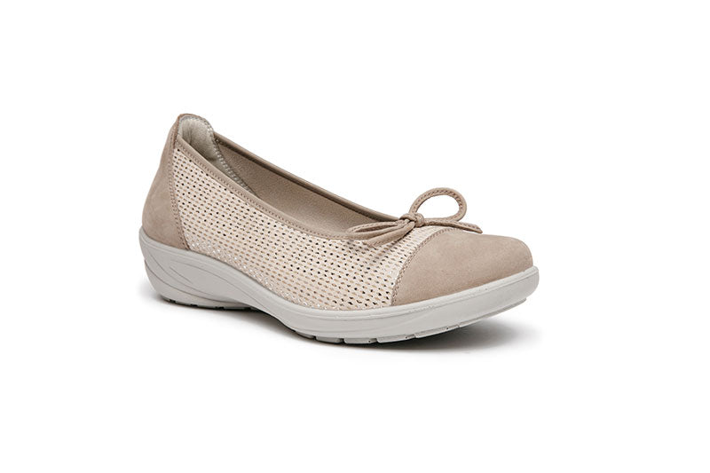 Taupe and Beige Ladies G-Comfort Shoes