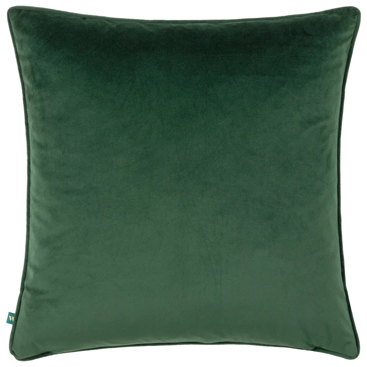 Rampha Green Feather Cushion
