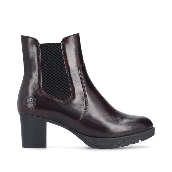 Rieker Ladies Wine Ankle Boots