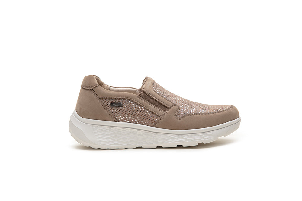 Taupe and Beige Waterproof G-Comfort Shoes