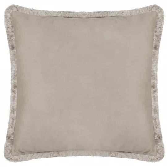 Strawberry Thief Embroidered Biscuit Velvet Cushion-50x50