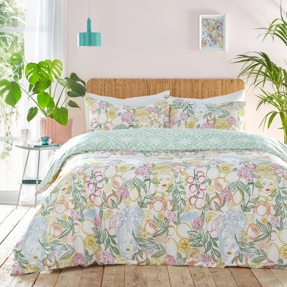 Taormina Multicolour Floral Duvet Cover Set