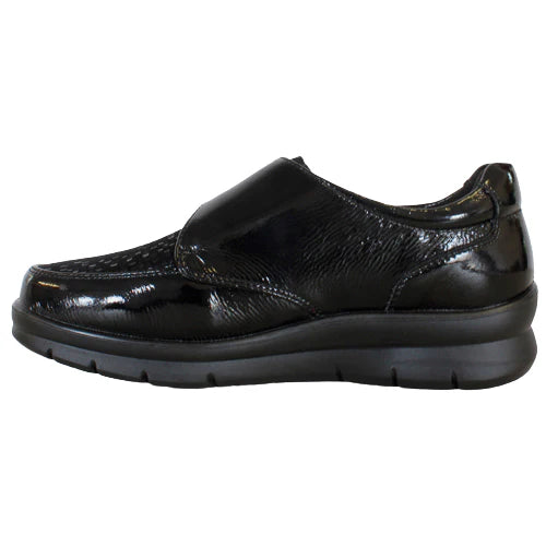 G-Comfort Ladies Black Patent Leather Shoes