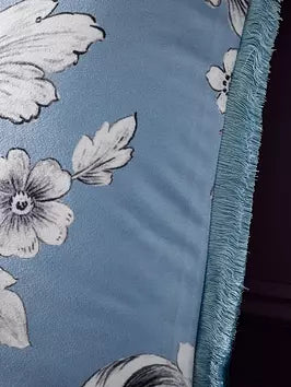 Catherine Lansfield Bridgerton Regal Floral Blue Cushion Cover