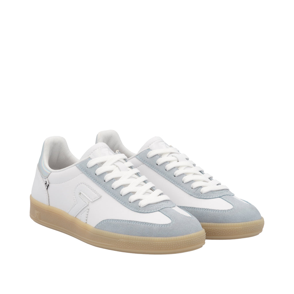 Rieker Sport Blue and White Leather Ladies Sneakers