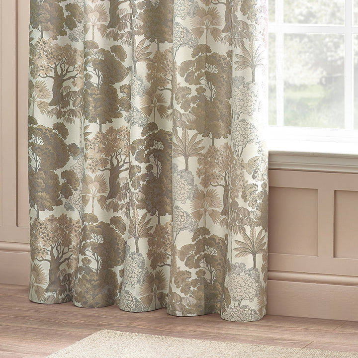 Woodlands Natural Room Darkening Eyelet Curtains