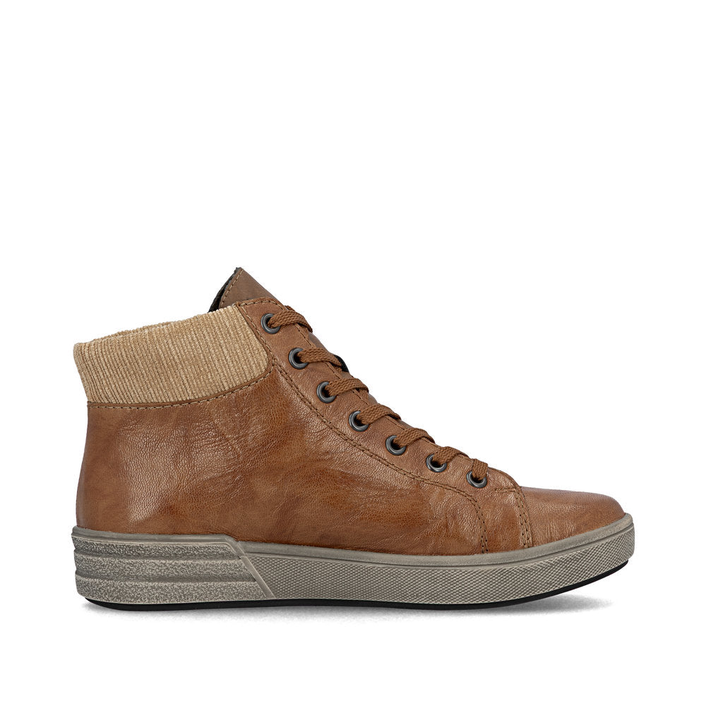 Rieker Velvet Lined Brown Boots