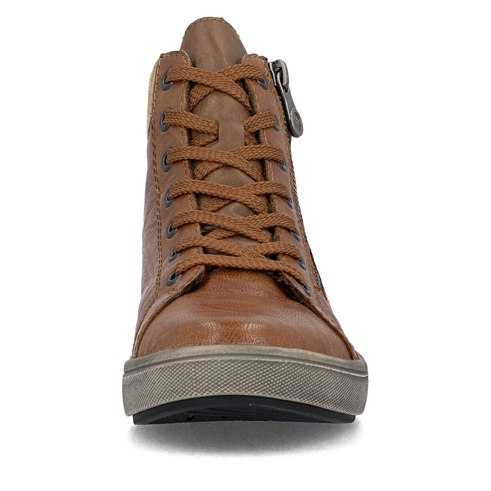 Rieker Velvet Lined Brown Boots