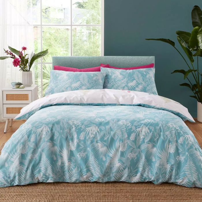 Catherine Lansfield Aruba Tropical Floral Duvet Set