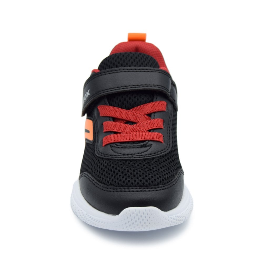 Geox Black and Red Boys Trainers