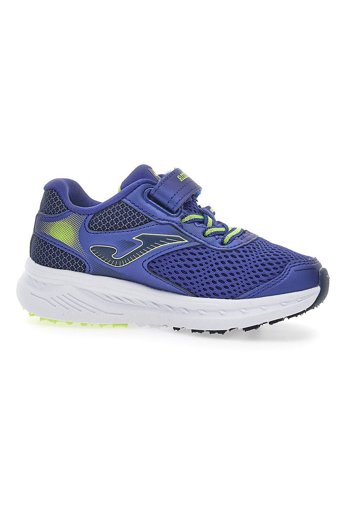 Joma Royal Blue and Green J.Sprint Jr2304 Boys Trainers