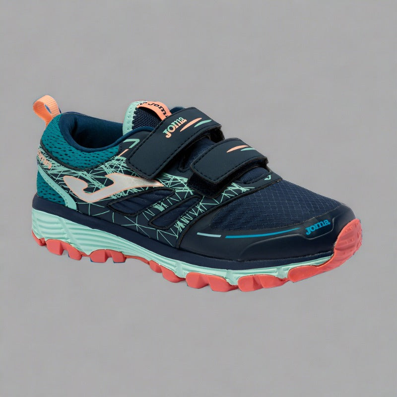 Joma J.Sima JR 2233 Navy and Turquoise Trainers