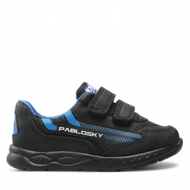 Pablosky Black and Blue Trainers