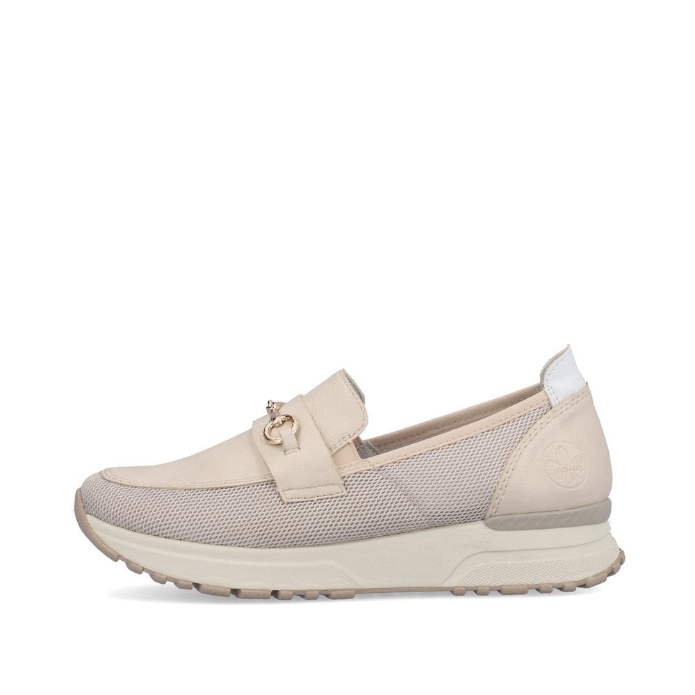 Rieker Beige Ladies Loafers