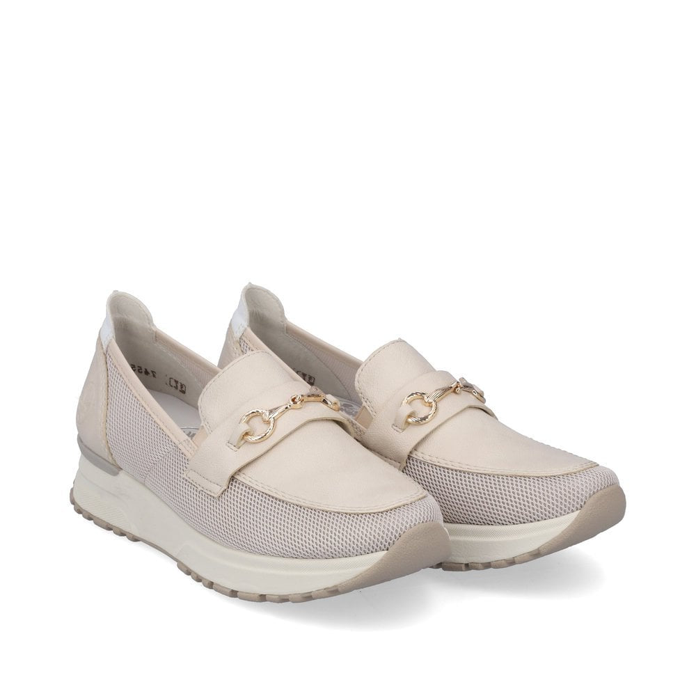 Rieker Beige Ladies Loafers