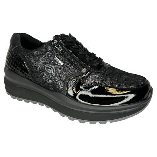 G-Comfort Waterproof Leather Black Fantasy Shoes