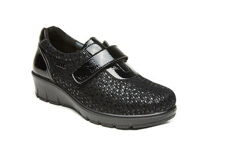 Black Leather Waterproof G-Comfort Fantasy Shoes