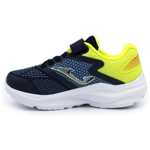 Joma Navy and Fluorescent Yellow Speed JR2403 Trainers