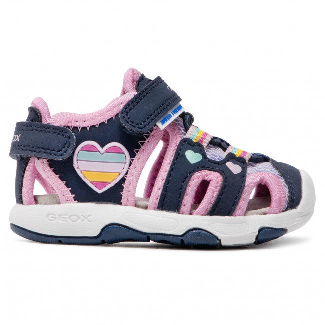 Geox Navy and Pink sandal