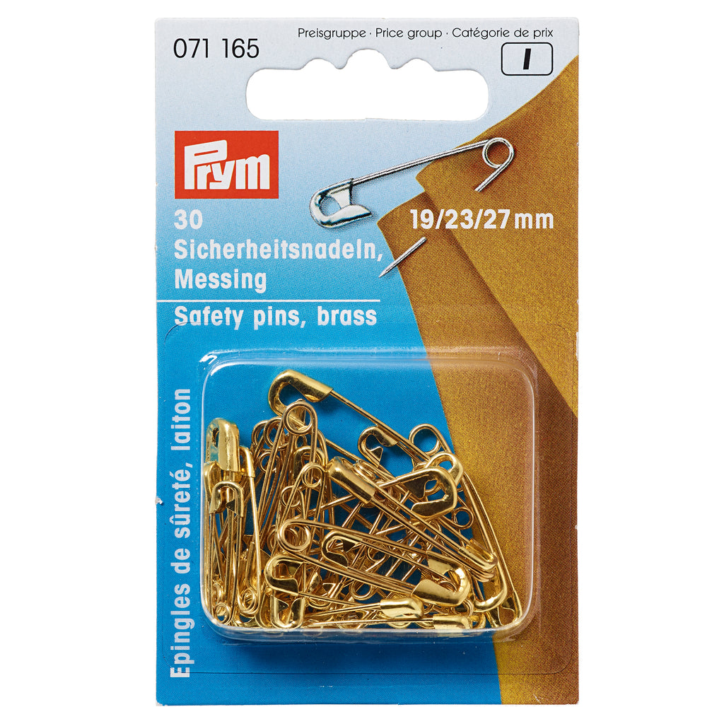 Prym Brass Safety Pins | Set of 30