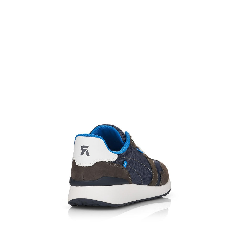 Rieker Revolution Blue and Brown Men's Sneakers