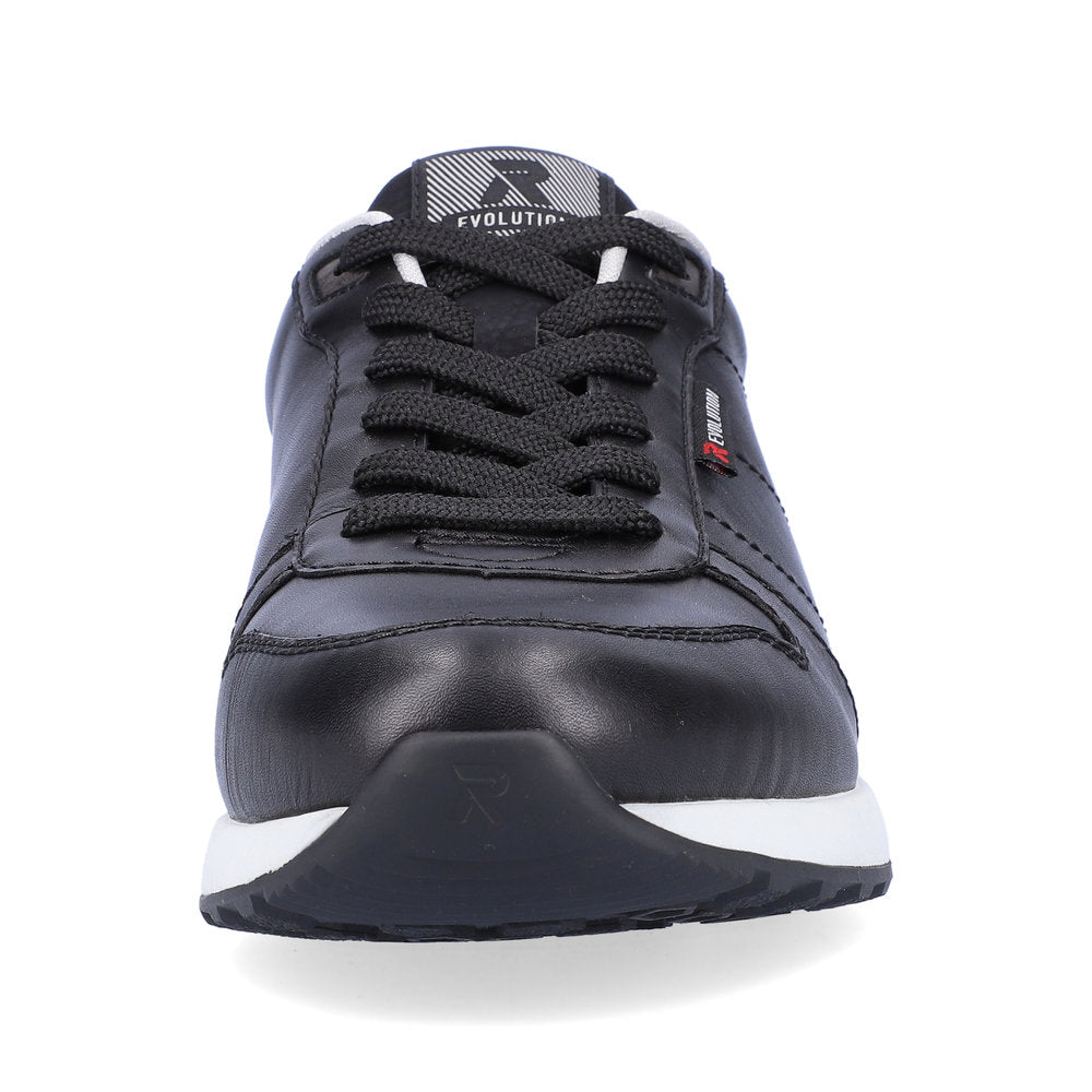 Rieker Black Leather Men's Sneakers