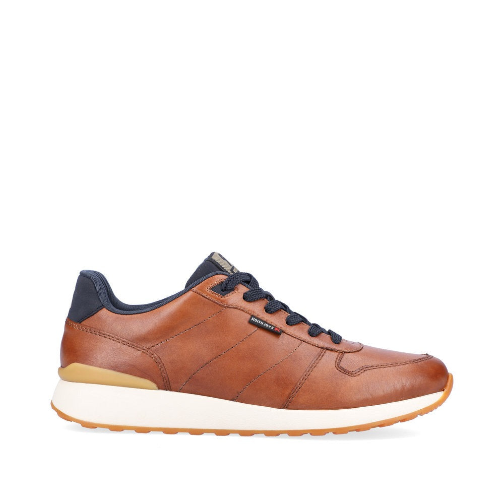 Rieker Tan and Navy Mens Trainer