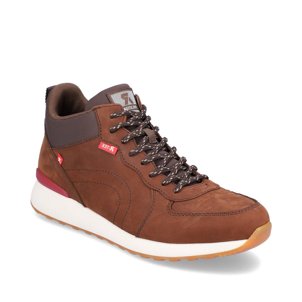 Rieker Tan Leather Shoe with Zip