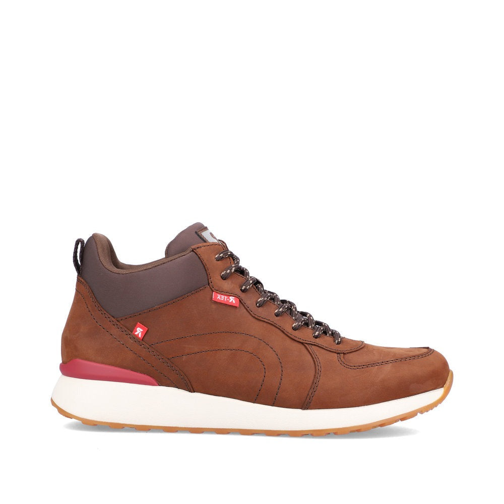 Rieker Revolution Men's Tan Suede Leather Waterproof Boots | kearneysclick.com