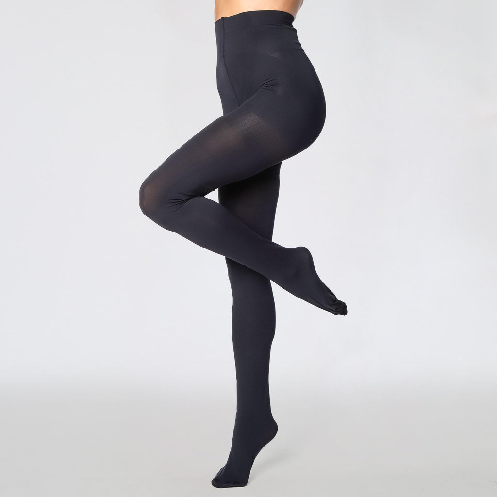 marie claire so slim opaque black tights
