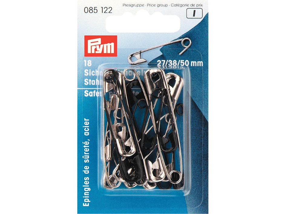 Prym Safety Pins Set Various Sizes