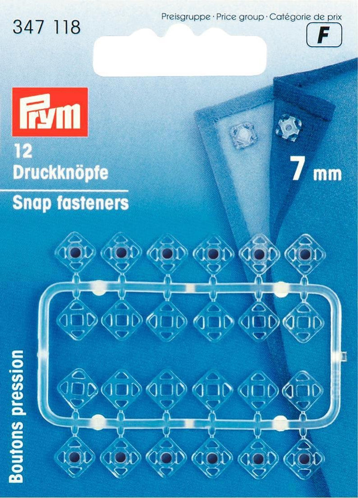 Prym 7mm Plastic Snap Fasteners