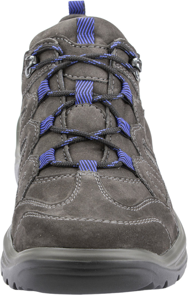Grey and Blue H Fitting Leather Waldlaufer Hayo Denver Men's Shoes