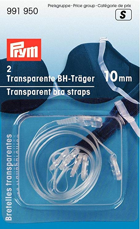 Prym Transparent Bra Straps 10mm | Pack of 2