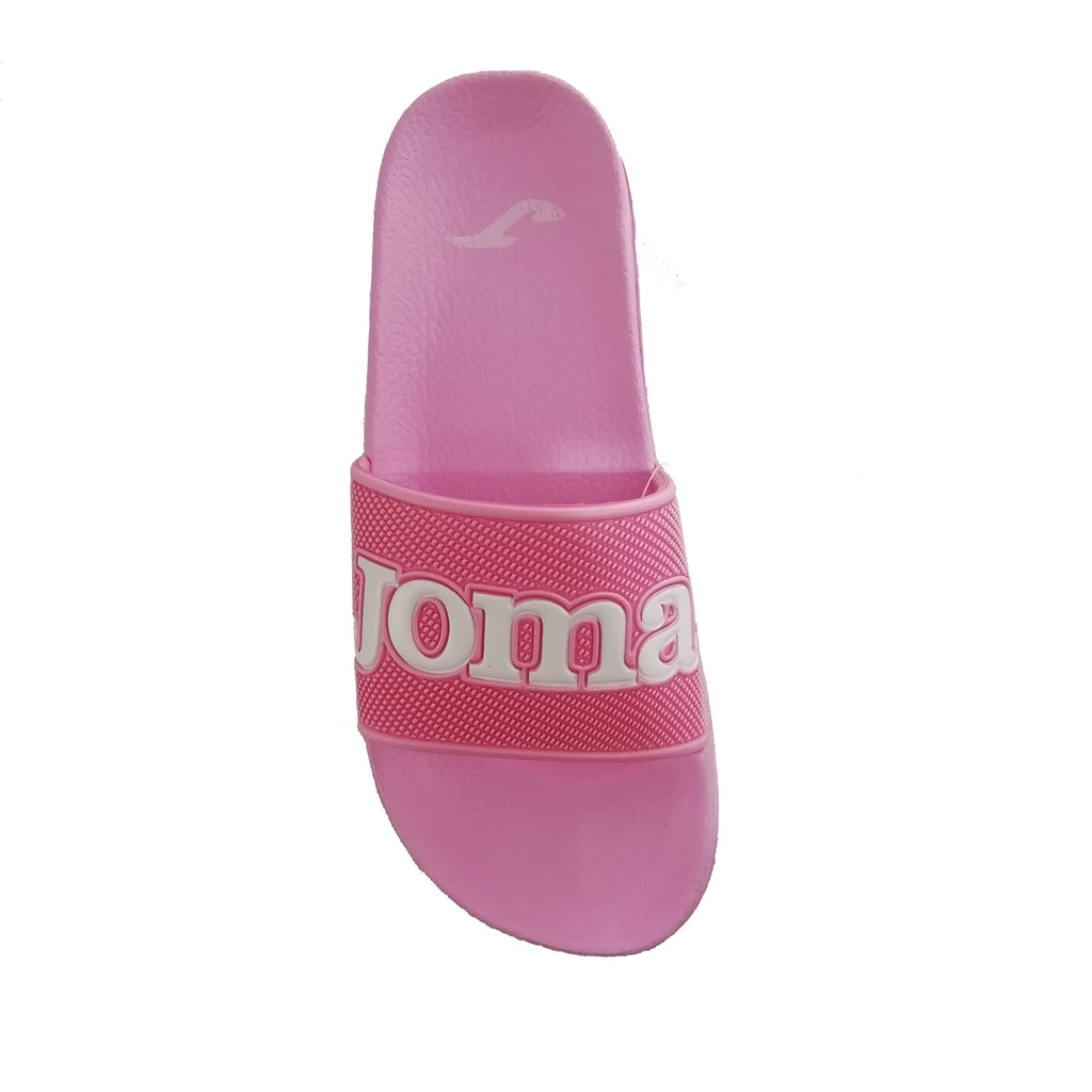 Pink slider sandal with Joma logo