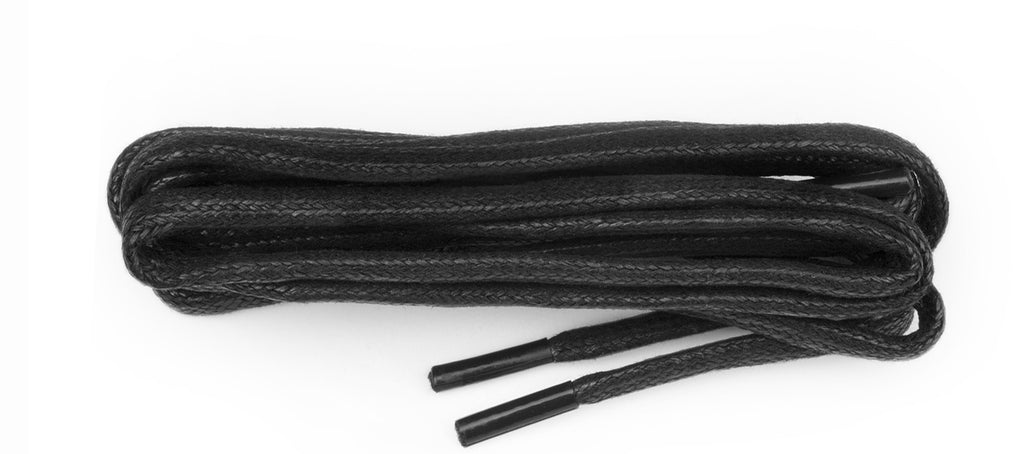 black wax laces