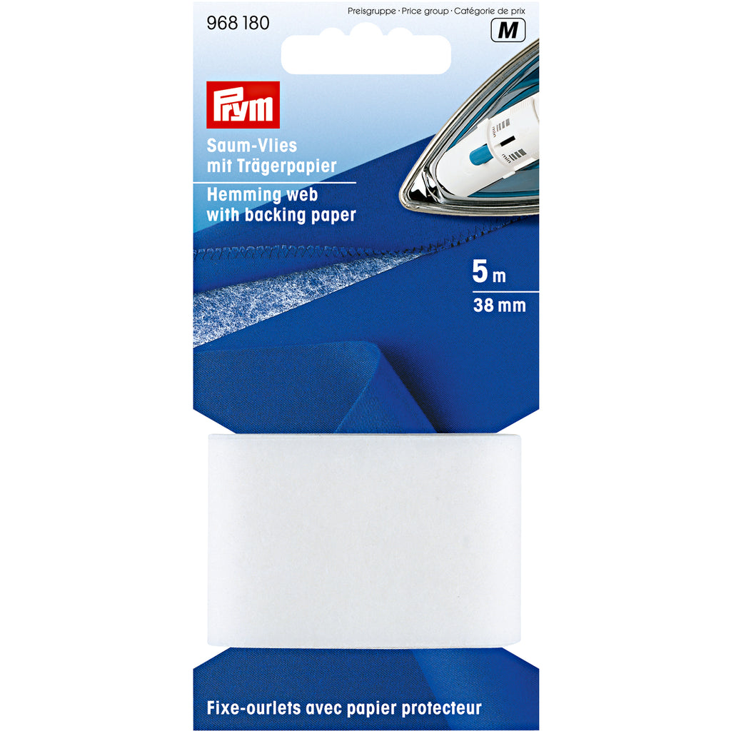 Hemming Tape on a blue package
