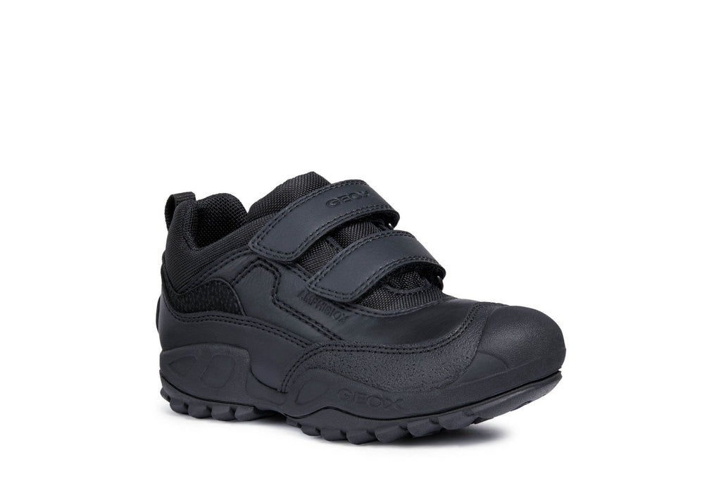Geox Boys School Waterproof Black Shoes