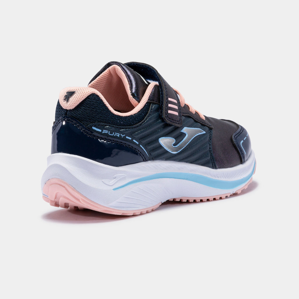 joma navy and pink girls trainer