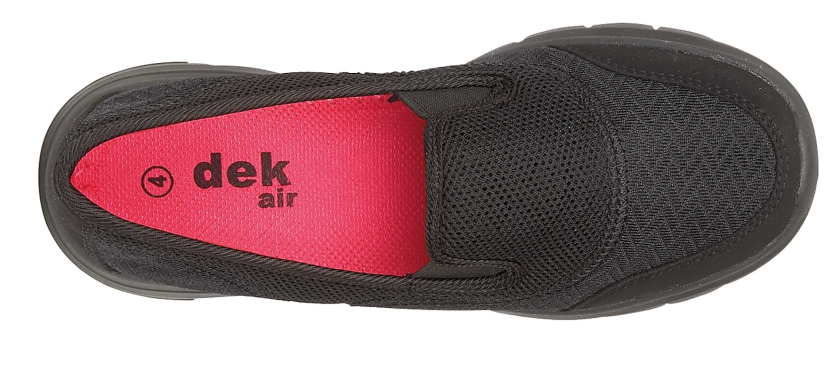 Womens Flat Black and Pink Superlight Shoes