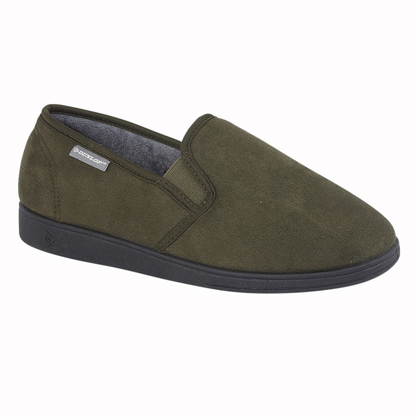 Dunlop Olive Green Slippers