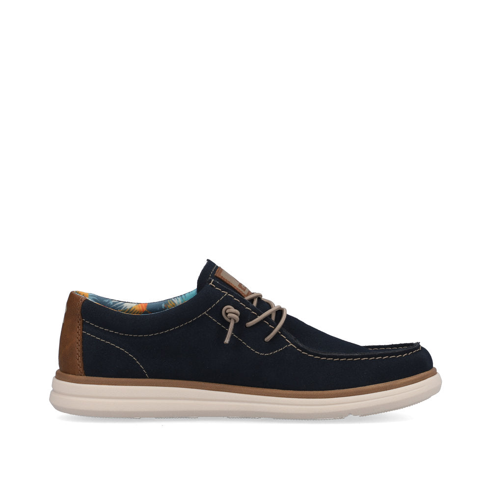 Rieker Revolution Navy Suede Leather Shoes