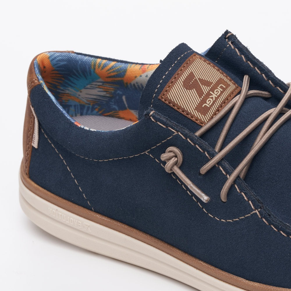Rieker Revolution Navy Suede Leather Shoes