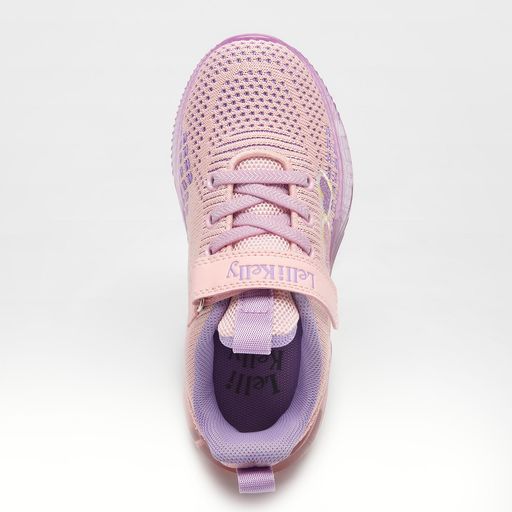 Lelli Kelly Marta Pink and Lilac Glitter Hearts Light up Trainers