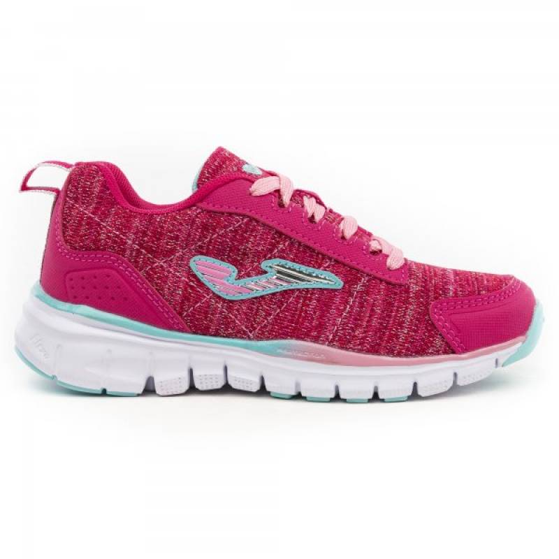 girls fushia pink runners with laces