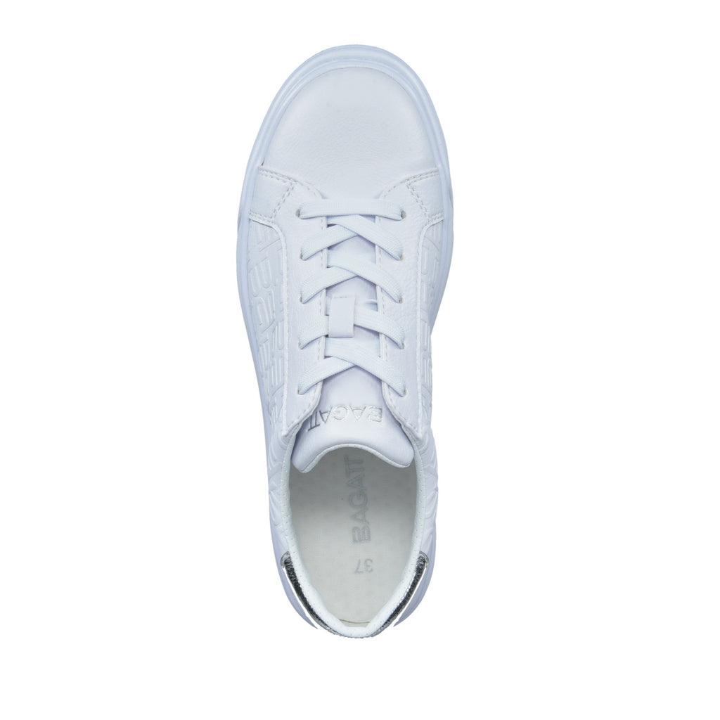 Bagatt 2013 White and Silver Trainers
