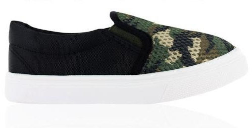 Batur Camouflage Boys Slip-On Shoes