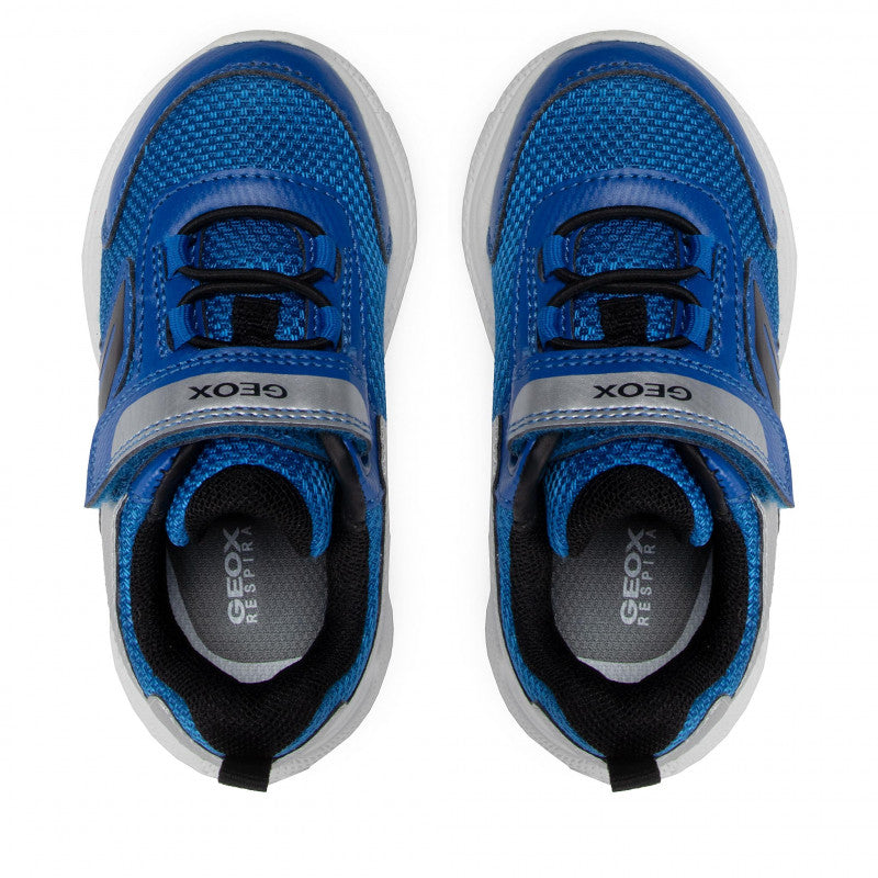 Geox Royal Blue and Black Baby Boys Trainers