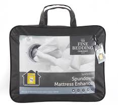 Fine Bedding Washable Spundown Mattress Enhancer